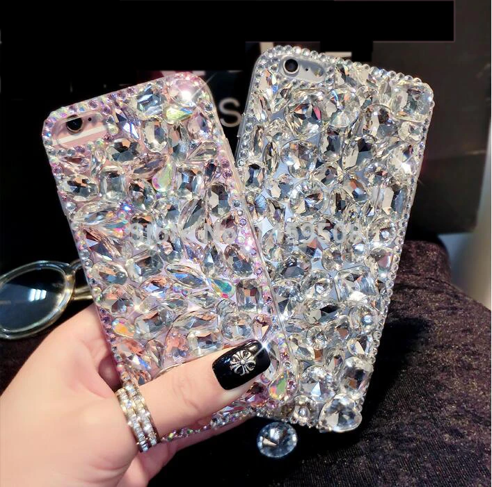 Для samsung Galaxy S3 S4 S5 S6 S7 край S8 S9 S10E S10 Plus Note 2 3 4 5 8 9 G530 со стразами чехол Полный большой
