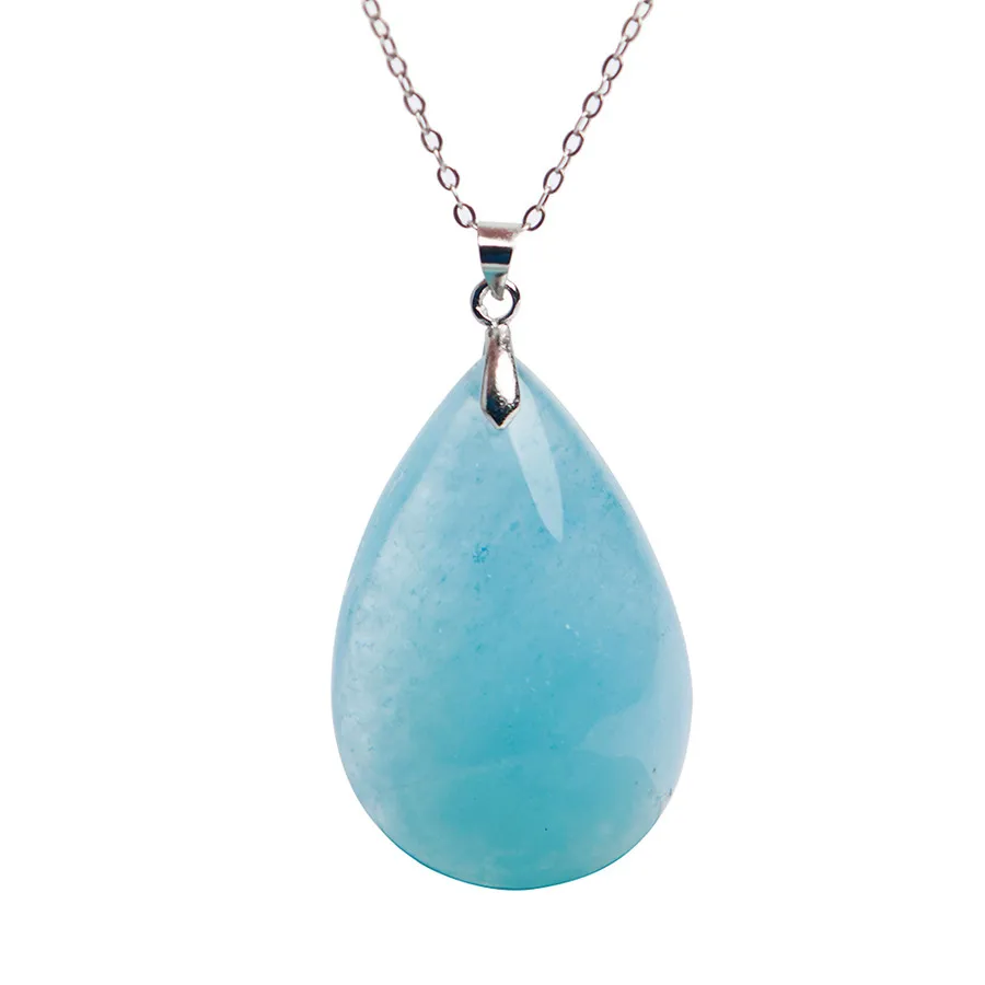 Genuine Natural Blue Ocean Crystal Stone Women Water Drop Beads Necklace Pendant 40x26x13mm
Genuine Natural Blue Ocean Crystal Stone Women Water Drop Beads Necklace Pendant 40x26x13mm