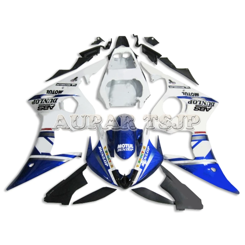Injection ABS Blue White Complete Fairings Cowlings For Yamaha 2003 2004 2005 YZF-600 R6 03 04 05 Sportbike Bodywork Kit
Injection ABS Blue White Complete Fairings Cowlings For Yamaha 2003 2004 2005 YZF-600 R6 03 04 05 Sportbike Bodywork Kit