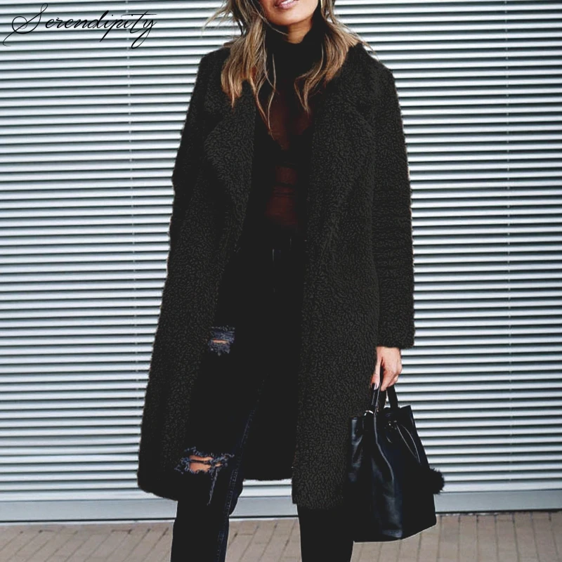 Women Winter Suede Jacket 2020 Fashion High Street Caramel Long Coat Female Long Sleeve Faux Fur Coat Mujer Chic Jacket Casual
Women Winter Suede Jacket 2020 Fashion High Street Caramel Long Coat Female Long Sleeve Faux Fur Coat Mujer Chic Jacket Casual
