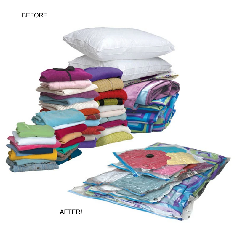 Convenient Vacuum Bag Storage Home Organizer Transparent Clothes Organizer Seal Compressed travel Saving Space Bags Package
Convenient Vacuum Bag Storage Home Organizer Transparent Clothes Organizer Seal Compressed travel Saving Space Bags Package