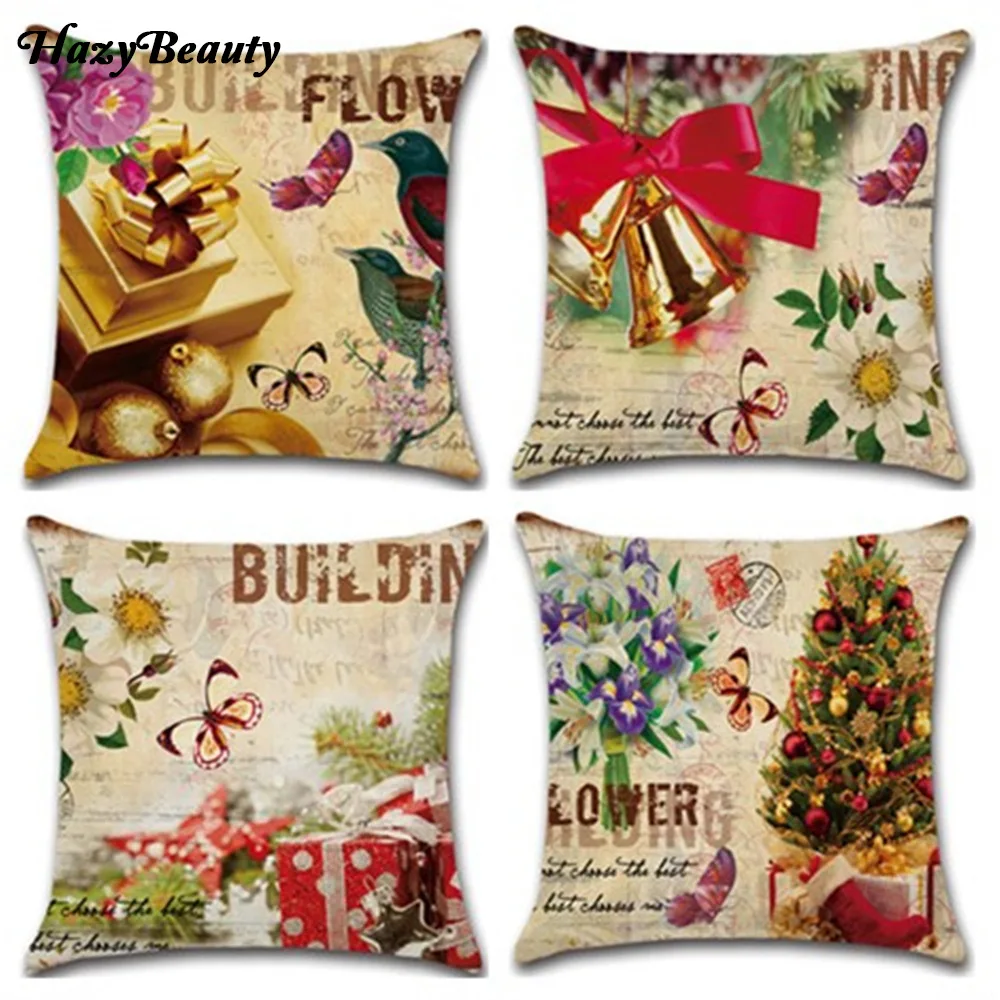 HazyBeauty Happy New Year Gift Christmas Tree Pillow Cases Stug Cushion Covers 45X45cm Decor Sleigh Ride Seat Covers
HazyBeauty Happy New Year Gift Christmas Tree Pillow Cases Stug Cushion Covers 45X45cm Decor Sleigh Ride Seat Covers