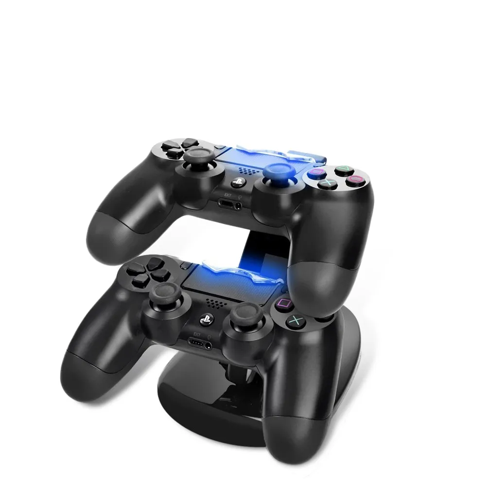 PS4 LED контроллер зарядное устройство Slim USB двойное для Sony Playstation 4 PRO аксессуары |