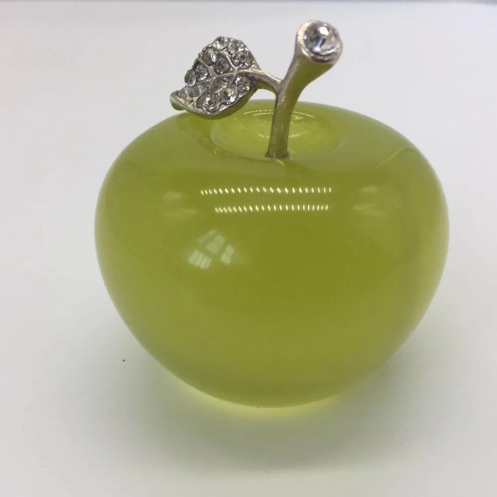 105 г зеленое Хрустальное яблоко Smoothy Face, свадебное украшение для дома ручной работы
105 г зеленое Хрустальное яблоко Smoothy Face, свадебное украшение для дома ручной работы