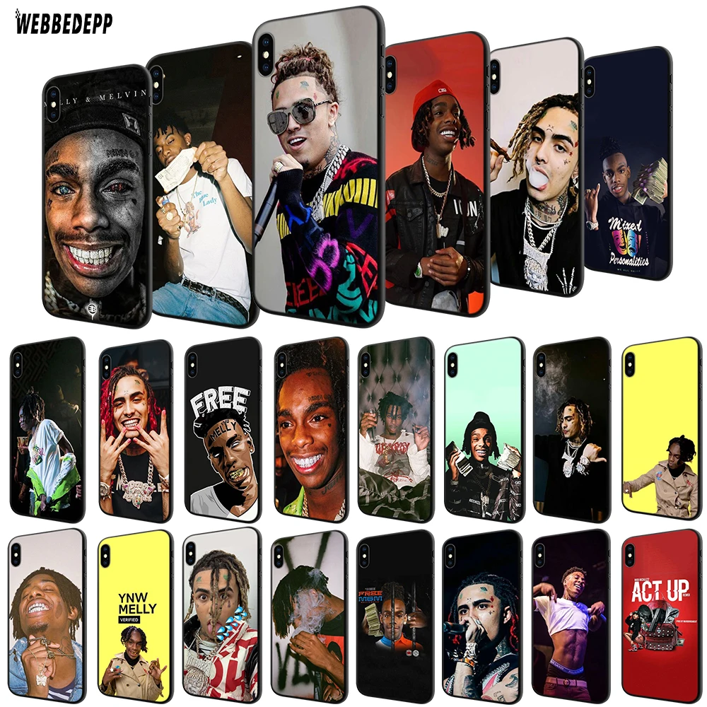 WEBBEDEPP Ynw Melly Scarlxrd чехол из ТПУ для Apple iPhone 6 6S 7 8 Plus 5 5S SE X XS MAX XR мягкий | Мобильные
