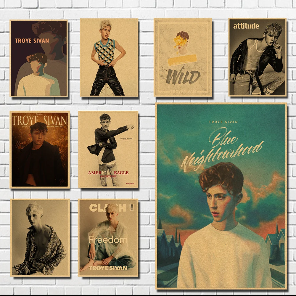 Новый плакат с надписью Why singer Troye Sivan высококачественный печатный для домашнего