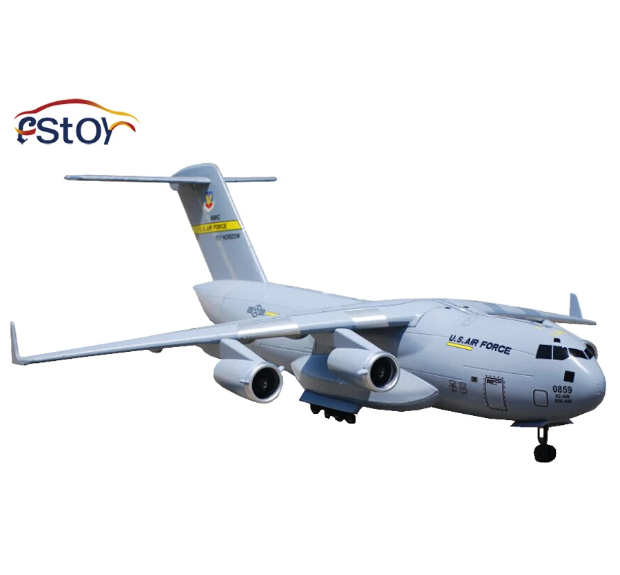 Rc самолет C17 Airbus Военная Униформа плоскости aieliner 2.4 г 7 CH Дистанционное управление