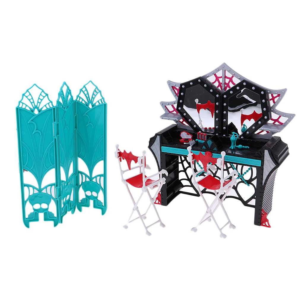 Durable 1/6 Doll Furniture Playset DIY Accessories Dressing Table Folding screen Chair for Barbir Doll
Durable 1/6 Doll Furniture Playset DIY Accessories Dressing Table Folding screen Chair for Barbir Doll