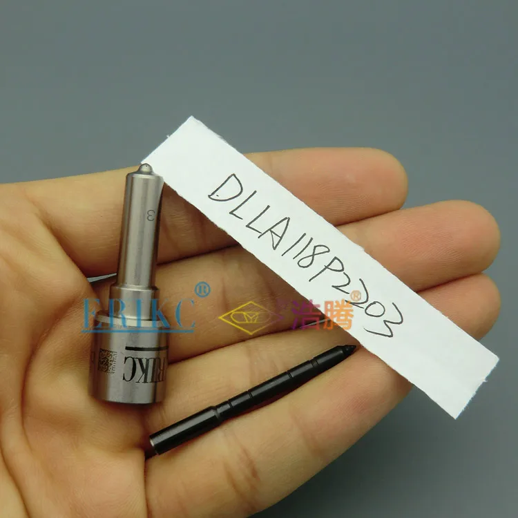 

ERIKC fuel injector diesel injection nozzle DLLA118P2203 (0 433 172 203) and common rail engine spray nozzles DLLA118 P2203