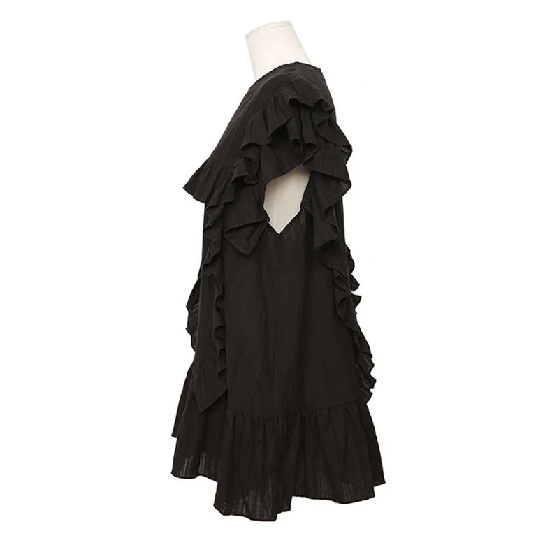 HziriP 2019 Summer Blouse Female Ruffles Solid Clothes Sexy Butterfly Sleeve Elegant O-neck vestidos de fiesta vestidos verano
HziriP 2019 Summer Blouse Female Ruffles Solid Clothes Sexy Butterfly Sleeve Elegant O-neck vestidos de fiesta vestidos verano