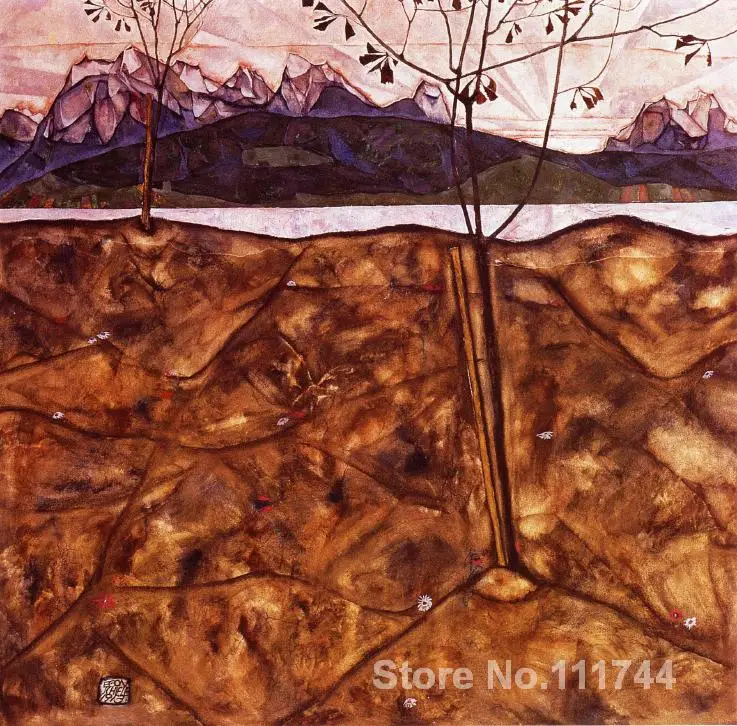 Modern art Landscape River Landscape Egon Schiele painting for sale High quality Hand painted
Modern art Landscape River Landscape Egon Schiele painting for sale High quality Hand painted