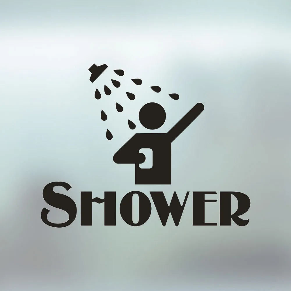 Love Shower Waterproof Wall Stickers Removable Bathroom Glass Door Stickers Art Vinyl Mural Washing Room Decor Wallpapers
Love Shower Waterproof Wall Stickers Removable Bathroom Glass Door Stickers Art Vinyl Mural Washing Room Decor Wallpapers