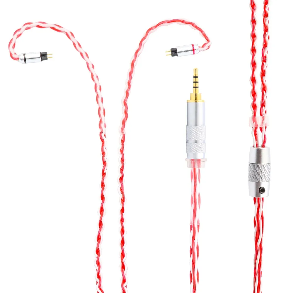 PAPRI Newest DIY 0.78mm Connector Plug 6N OCC Sliver Plated PVC Wires Replacement Cable HiFi Headphone Upgraded Cables
PAPRI Newest DIY 0.78mm Connector Plug 6N OCC Sliver Plated PVC Wires Replacement Cable HiFi Headphone Upgraded Cables