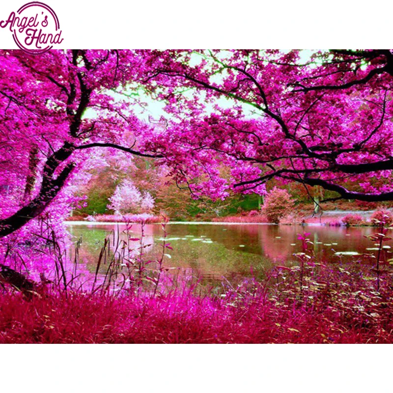 5D DIY Diamond Embroidery purple forest lake Diamond Painting Cross Stitch full Square Rhinestone Mosaic home decoration
5D DIY Diamond Embroidery purple forest lake Diamond Painting Cross Stitch full Square Rhinestone Mosaic home decoration