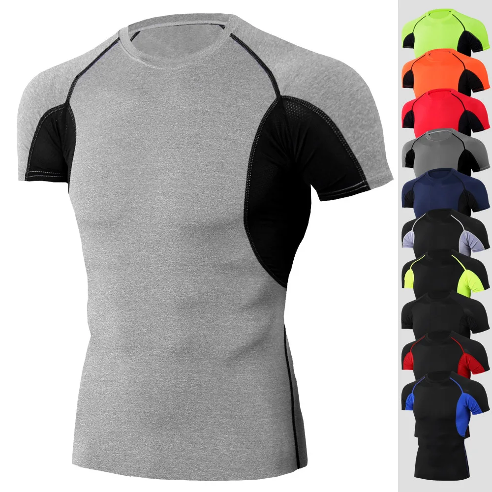 Shirt Homme Running Men Designer Quick Dry T-Shirts Running Slim Fit Tops Tees Sport Men 's Fitness Gym T Shirts Muscle Tee 2019
Shirt Homme Running Men Designer Quick Dry T-Shirts Running Slim Fit Tops Tees Sport Men 's Fitness Gym T Shirts Muscle Tee 2019