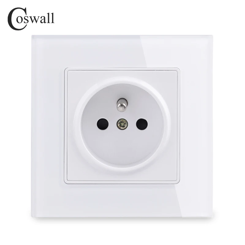 Coswall French Standard Socket Wall Crystal Glass Panel Power France Outlet Plug Grounded 16A 220V Children Protective Door
Coswall French Standard Socket Wall Crystal Glass Panel Power France Outlet Plug Grounded 16A 220V Children Protective Door