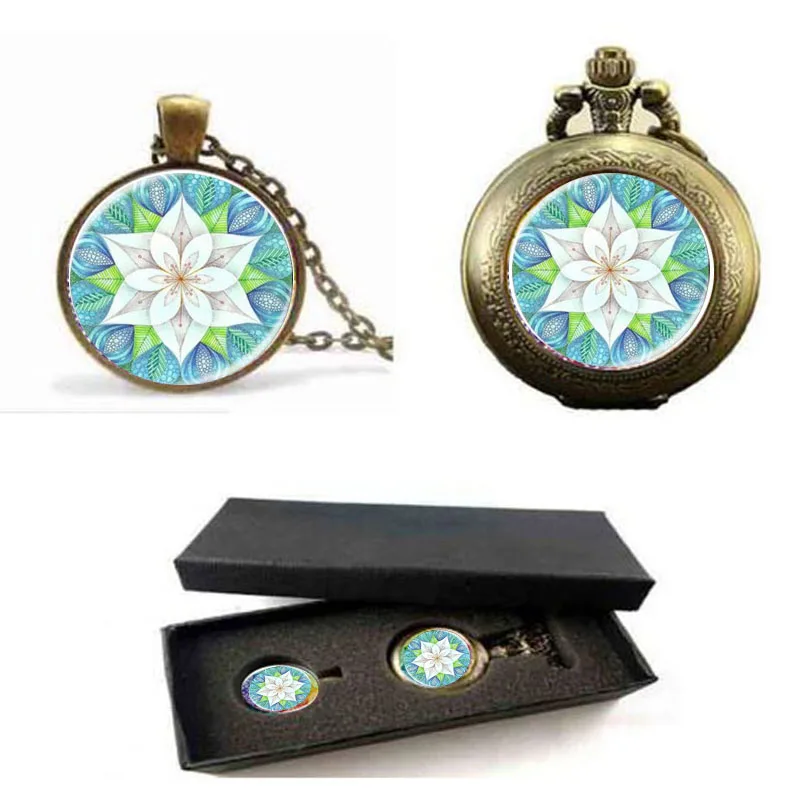 FLOWER OF LIFE Dazzling Blue Kaleidoscope Mandala Jewelry Geometric Floral Art Print Mandala Art pocket watch with free box
FLOWER OF LIFE Dazzling Blue Kaleidoscope Mandala Jewelry Geometric Floral Art Print Mandala Art pocket watch with free box