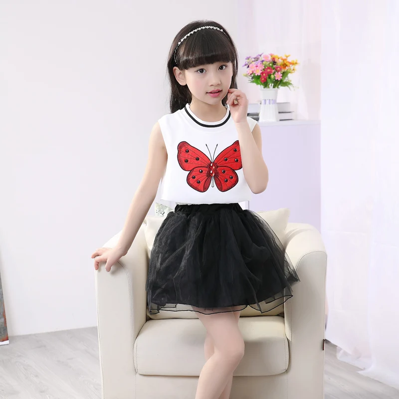 New Girls Dress Fashion Butterfly Appliques Cotton Party Pageant Casual Baby Kids Clothing Dress Summer 2016 Size 4-12
New Girls Dress Fashion Butterfly Appliques Cotton Party Pageant Casual Baby Kids Clothing Dress Summer 2016 Size 4-12