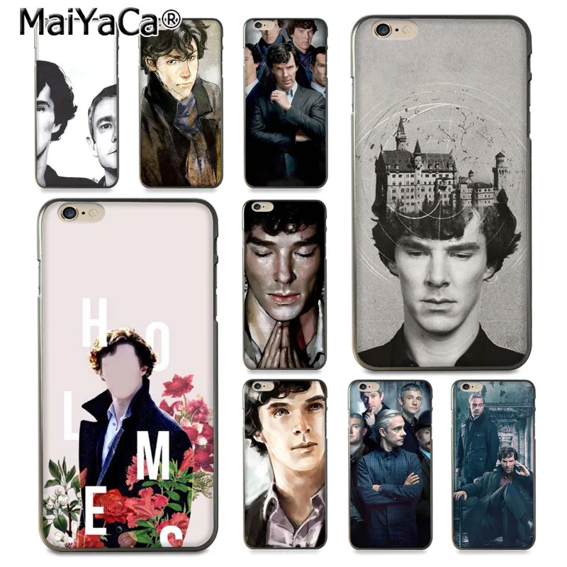 Чехол для телефона MaiYaCa Sherlock Holmes чехол iPhone 8 7 6 6S Plus X 10 5 5S SE 5C 8plus|Чехлы-накладки| |