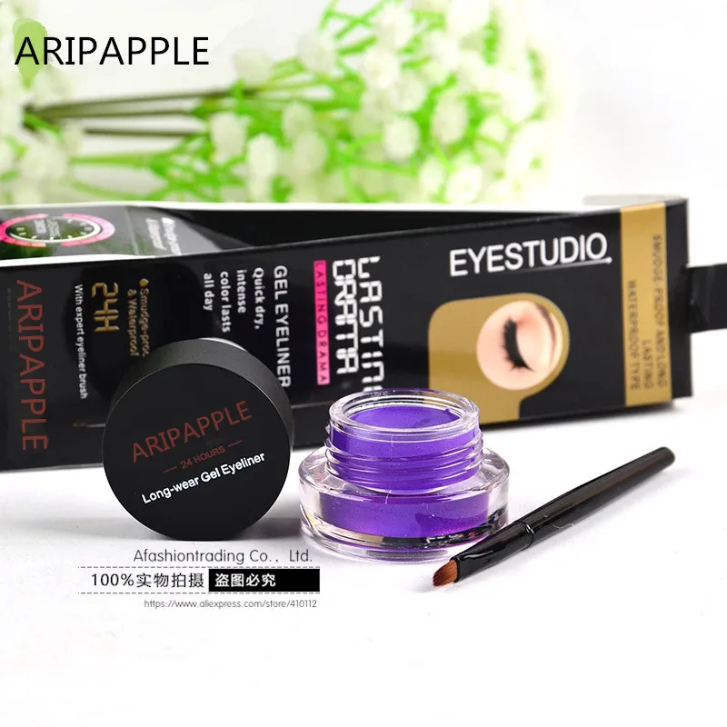 1pc Purple Eyeliner Waterproof Cream with Brush Make Up Comestics Eye Liner Cream Pen Beauty Essentials Makeup Gel Glitter
1pc Purple Eyeliner Waterproof Cream with Brush Make Up Comestics Eye Liner Cream Pen Beauty Essentials Makeup Gel Glitter