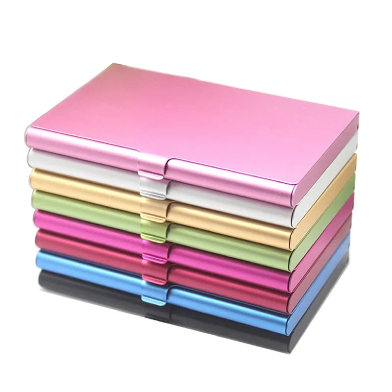 Creative Casual Business Card Case Stainless Steel Aluminum Holder Metal Box Cover Credit Men Business Card Holder Metal Wallet
Creative Casual Business Card Case Stainless Steel Aluminum Holder Metal Box Cover Credit Men Business Card Holder Metal Wallet