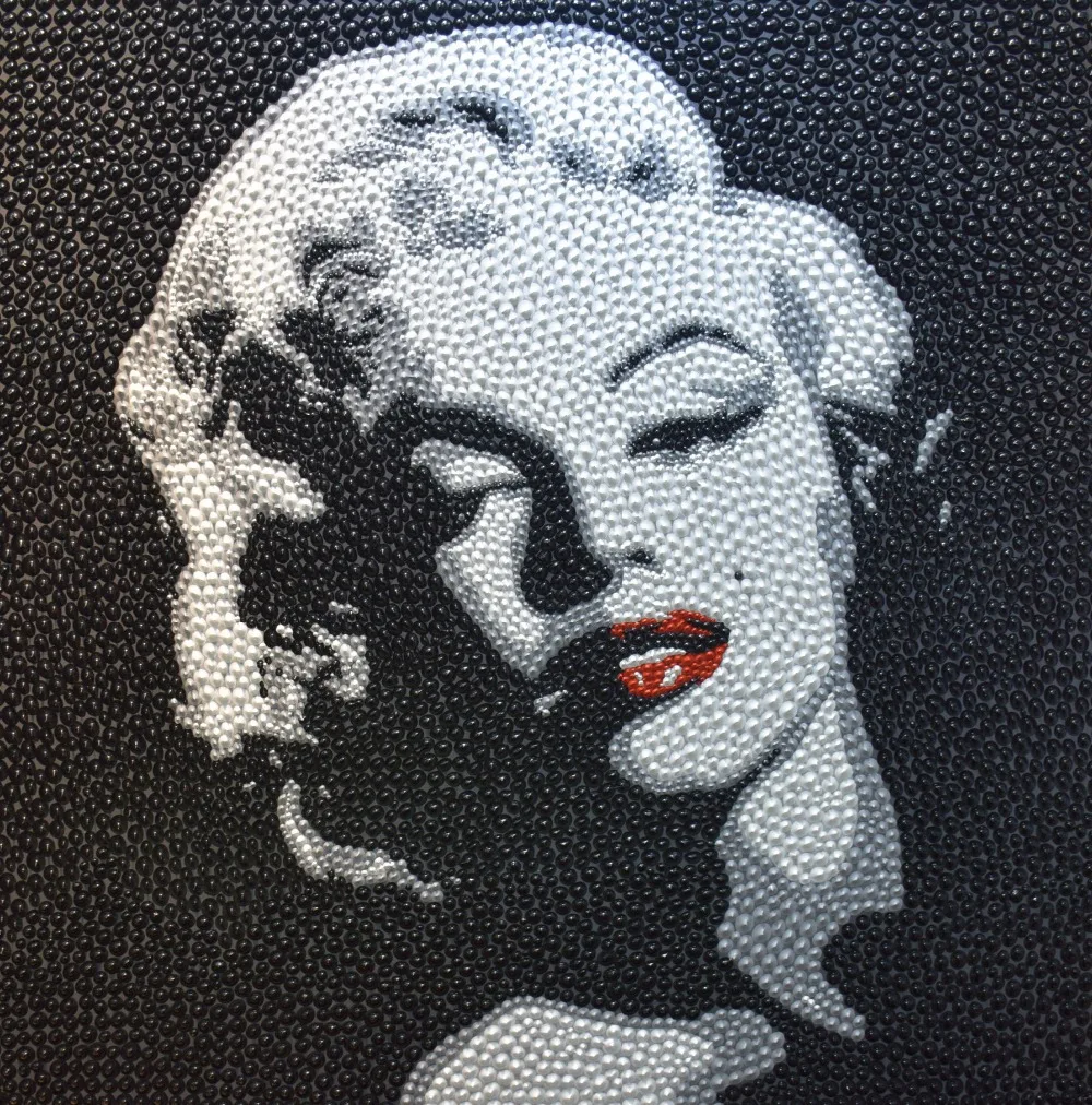 100% HandPainted Original Texture Pushpin shape Monroe Oil Canvas Painting Modern Wall Oil Painting Art Picture for Living Room
100% HandPainted Original Texture Pushpin shape Monroe Oil Canvas Painting Modern Wall Oil Painting Art Picture for Living Room