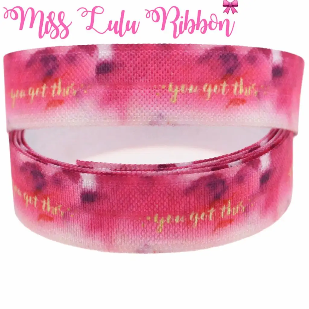 5/8"16mm Words Series Gradient Color Patterns Printed Fold Over Elastic Ribbon Hair Band Making DIY Gift Packing 50yards/roll
5/8"16mm Words Series Gradient Color Patterns Printed Fold Over Elastic Ribbon Hair Band Making DIY Gift Packing 50yards/roll