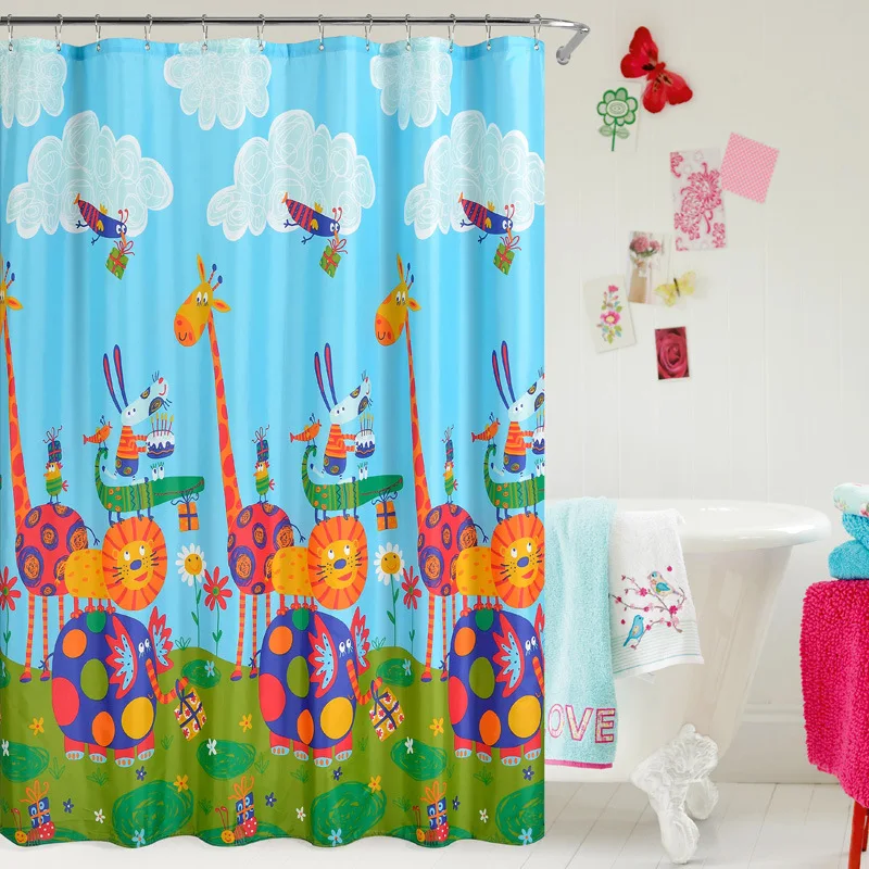 High - quality cartoon animal high - grade polyester thickening waterproof water curtain pure copper buttonhole eyeline
High - quality cartoon animal high - grade polyester thickening waterproof water curtain pure copper buttonhole eyeline