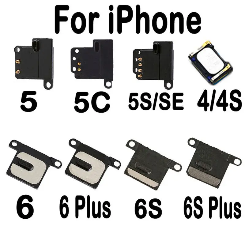 Динамик для iPhone 4 4s 5 5s 5c SE 6 6S 7 8 Plus X|Шлейфы мобильных телефонов| |