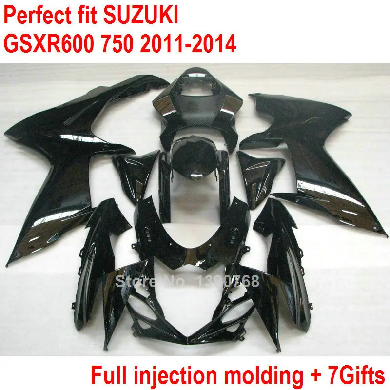 Black Injection Bodywork fairing kit for Suzuki GSXR600/750 11 12 13 14 fairings set GSXR600/750 2011-2014 IY13
Black Injection Bodywork fairing kit for Suzuki GSXR600/750 11 12 13 14 fairings set GSXR600/750 2011-2014 IY13