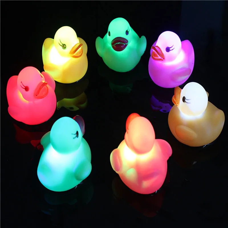 1Pcs Swimming Pool Rubber Duck Water Induction Rubber Ducks Baby Shower Bathroom Pool Water Light Up Toys Pool Accessories
1Pcs Swimming Pool Rubber Duck Water Induction Rubber Ducks Baby Shower Bathroom Pool Water Light Up Toys Pool Accessories