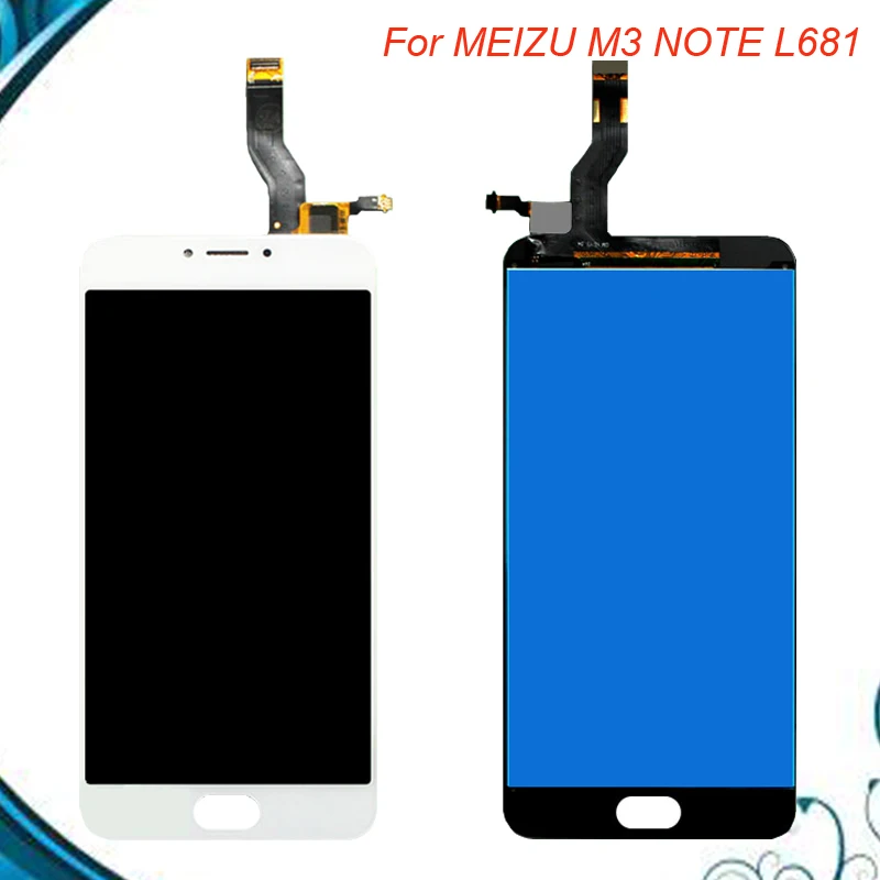 100% протестированный ОК для Meizu M3 Note L681h ЖК дисплей + сенсорный экран дигитайзер