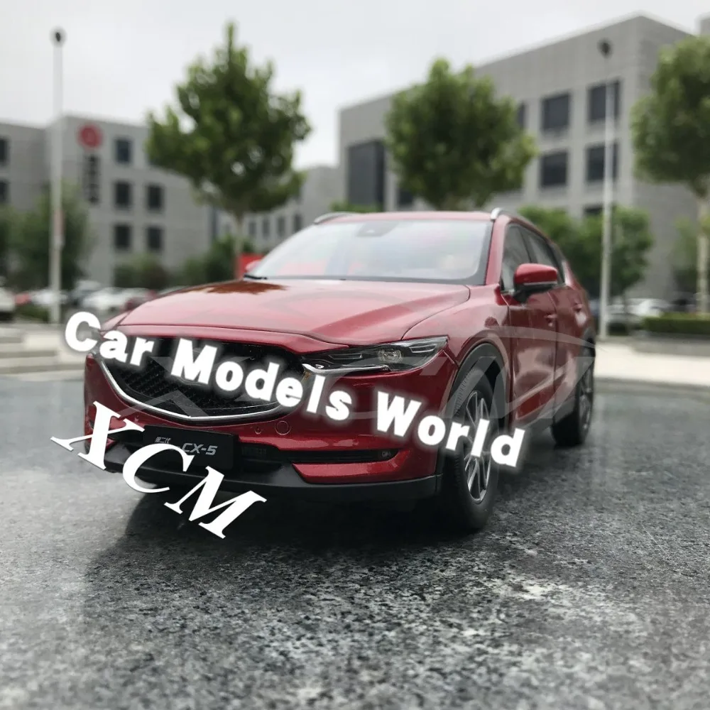 Литая под давлением модель автомобиля для всех новых CX 5 CX5 поколения 2 1:18 (красный)