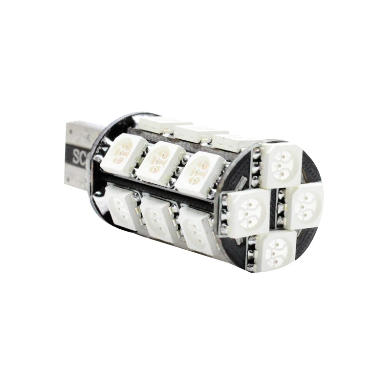 Светодиодная лампа SCOE T15 W16W DC12V 22SMD 5050 для стайлинга автомобиля светодиодный