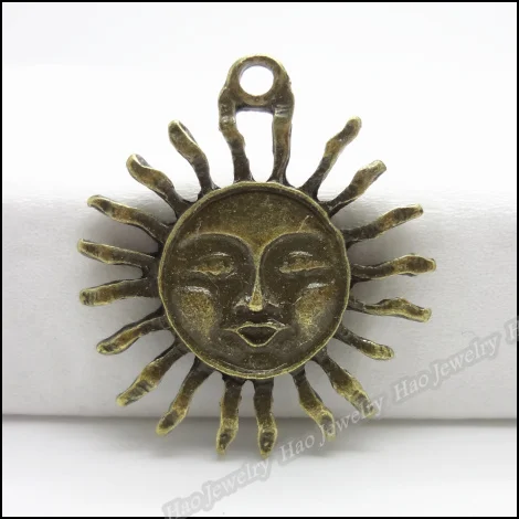 40pcs Vintage Charms Sun Pendant Antique bronze Fit Bracelets Necklace DIY Metal Jewelry Making
40pcs Vintage Charms Sun Pendant Antique bronze Fit Bracelets Necklace DIY Metal Jewelry Making