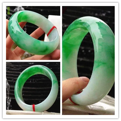 Authentic thick loaded wide version of jade bracelet natural Burmese jade A goods Zhengyang green floating jade bracelet white g
Authentic thick loaded wide version of jade bracelet natural Burmese jade A goods Zhengyang green floating jade bracelet white g