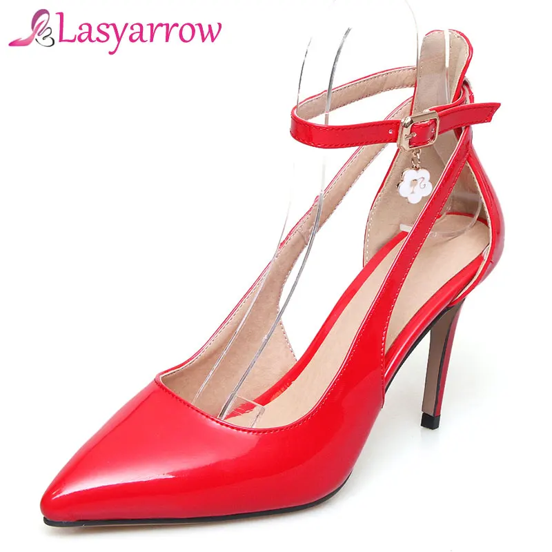 Lasyarrow Women's Shoes High Heels Pointed Toe Sexy Pumps Shoes Woman Cut Outs Summer Shoes Black Red White Dress Party Shoes
Lasyarrow Women's Shoes High Heels Pointed Toe Sexy Pumps Shoes Woman Cut Outs Summer Shoes Black Red White Dress Party Shoes