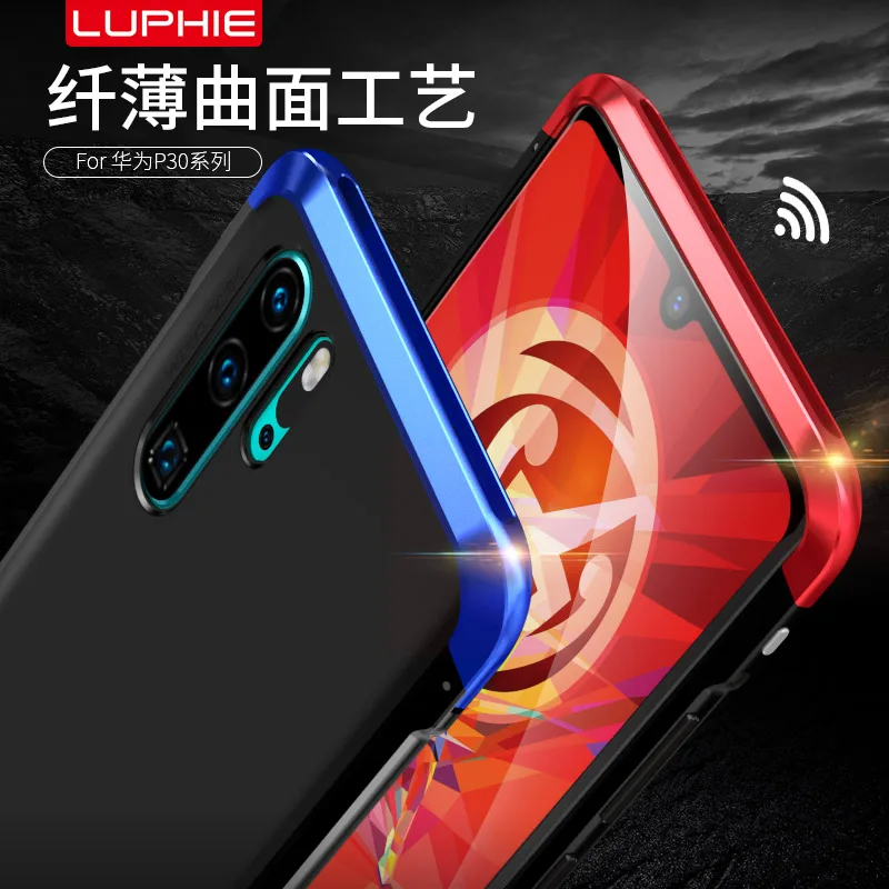 Case For Huawei P30/huawei P30 Pro Original Luphie Aluminum Cap + Pc Frame + 9h Glass Back Dual Color Cover For P30/p30 Pro
Case For Huawei P30/huawei P30 Pro Original Luphie Aluminum Cap + Pc Frame + 9h Glass Back Dual Color Cover For P30/p30 Pro
