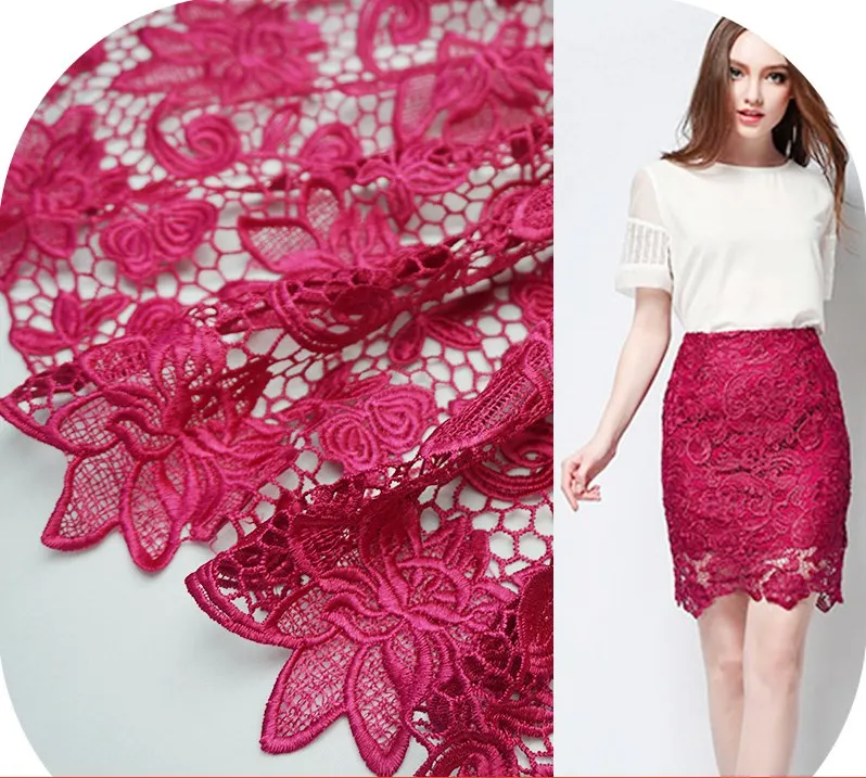Lasui Stereo Embroidery Striped Watery Lace Fabrics Fashionable Clothing Water soluble lace S0035
Lasui Stereo Embroidery Striped Watery Lace Fabrics Fashionable Clothing Water soluble lace S0035