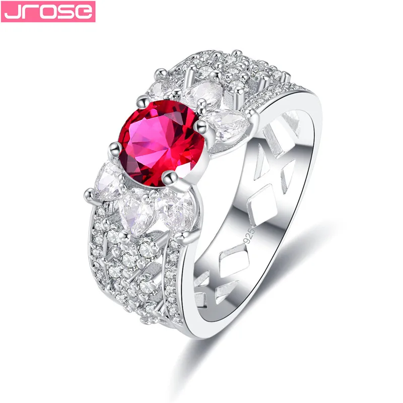 JROSE 53 Seeds Cubic Zircon Exquisite Bijoux Big Round Engagement Rings For Women Wedding Sterling Silver 925 Jewelry Ring Gifts
JROSE 53 Seeds Cubic Zircon Exquisite Bijoux Big Round Engagement Rings For Women Wedding Sterling Silver 925 Jewelry Ring Gifts
