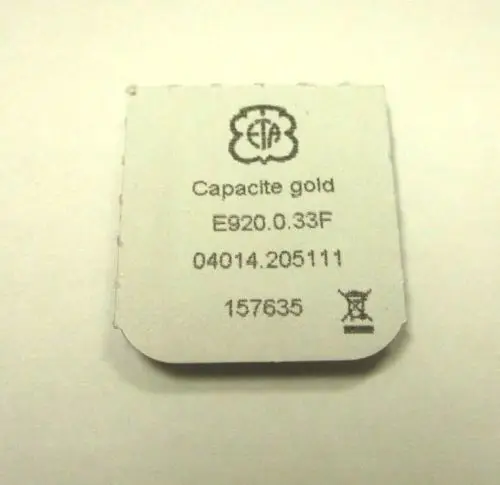 Перезаряжаемая батарея 920 retina ETA 205 111 конденсатор движения 2 4 v 0 33|Батарейки для
