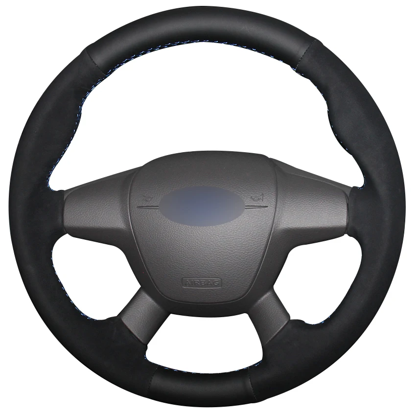 Black Natural Leather Black Suede Car Steering Wheel Cover for Ford Focus 3 2012-2014 KUGA Escape 2013-2016
Black Natural Leather Black Suede Car Steering Wheel Cover for Ford Focus 3 2012-2014 KUGA Escape 2013-2016
