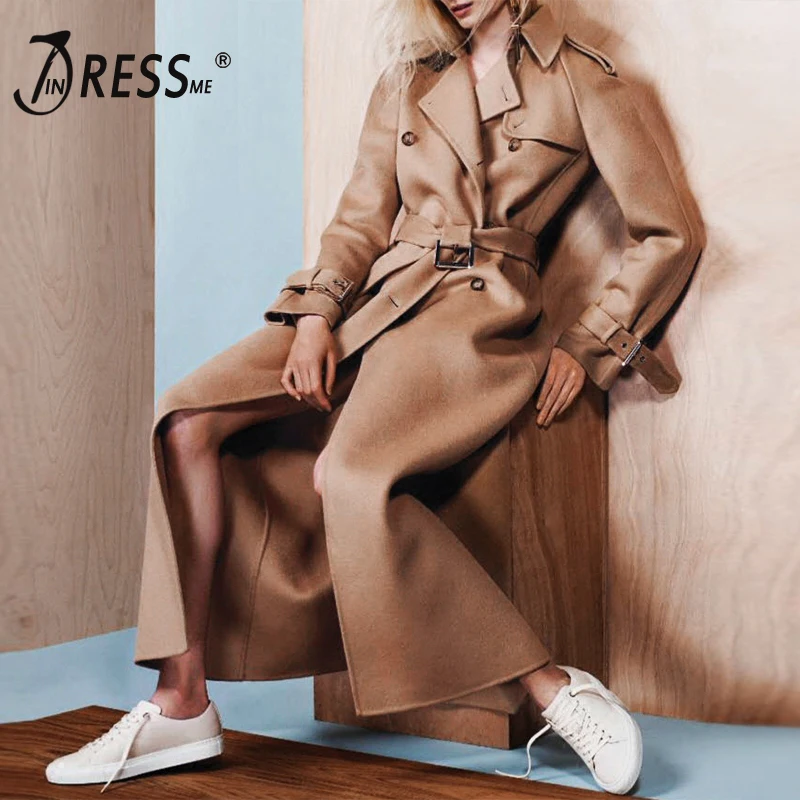 Тренч Женский INDRESSME, с поясом, длинный, с отложным воротником, на пуговицах, с широкой талией, с длинными рукавами, однотонный, 2019
Тренч Женский INDRESSME, с поясом, длинный, с отложным воротником, на пуговицах, с широкой талией, с длинными рукавами, однотонный, 2019