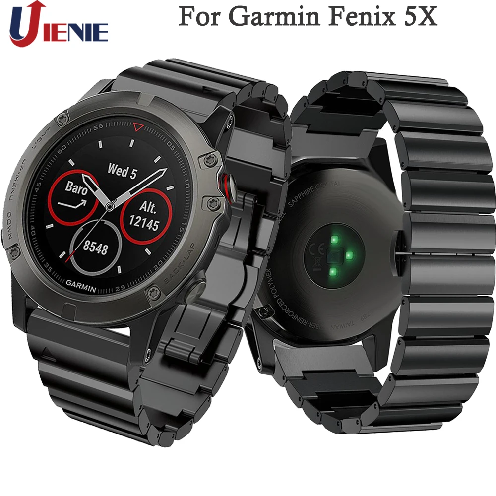 26mm Stainless Steel Watchband Strap for Garmin Fenix 5X 5XPlus 6X 3 3HR Smart Bracelet Band Sport Replacement Wristband Correa
26mm Stainless Steel Watchband Strap for Garmin Fenix 5X 5XPlus 6X 3 3HR Smart Bracelet Band Sport Replacement Wristband Correa