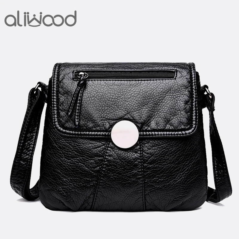 aliwood Simple Female Crossbody bags Designer Women's Shoulder Bags Leather Handbags Package Bolsas Femininas Sac A Main Bolsos
aliwood Simple Female Crossbody bags Designer Women's Shoulder Bags Leather Handbags Package Bolsas Femininas Sac A Main Bolsos