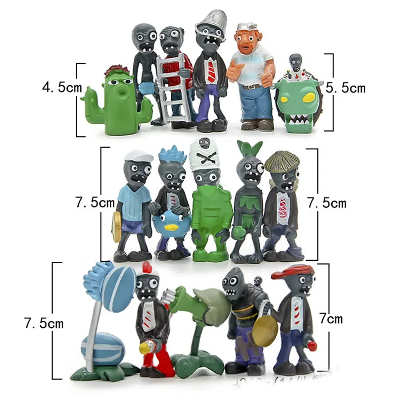 16pcs/set Plant VS Zombie Series 2 Anime Figure Toys 4-8cm PVZ PVC Model Collective Dolls Kid Toys
16pcs/set Plant VS Zombie Series 2 Anime Figure Toys 4-8cm PVZ PVC Model Collective Dolls Kid Toys