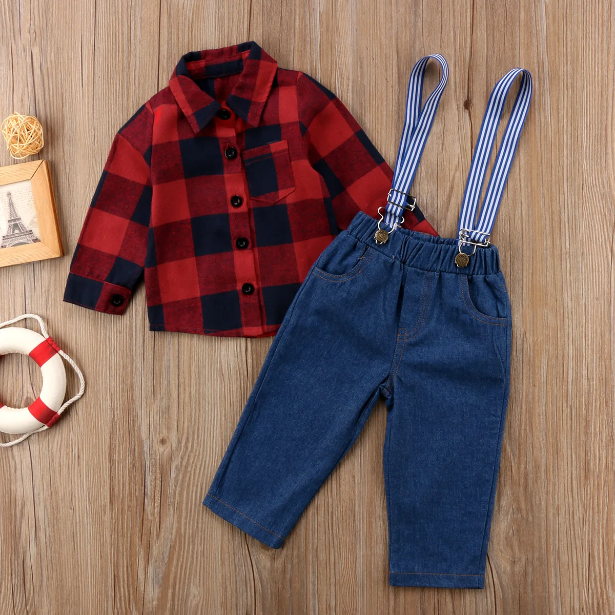 2Pcs Toddler Kids Boys Plaids Shirt Tops Bib Pants Clothing Set Casual Outfits Sets Clothes 1-6T
2Pcs Toddler Kids Boys Plaids Shirt Tops Bib Pants Clothing Set Casual Outfits Sets Clothes 1-6T