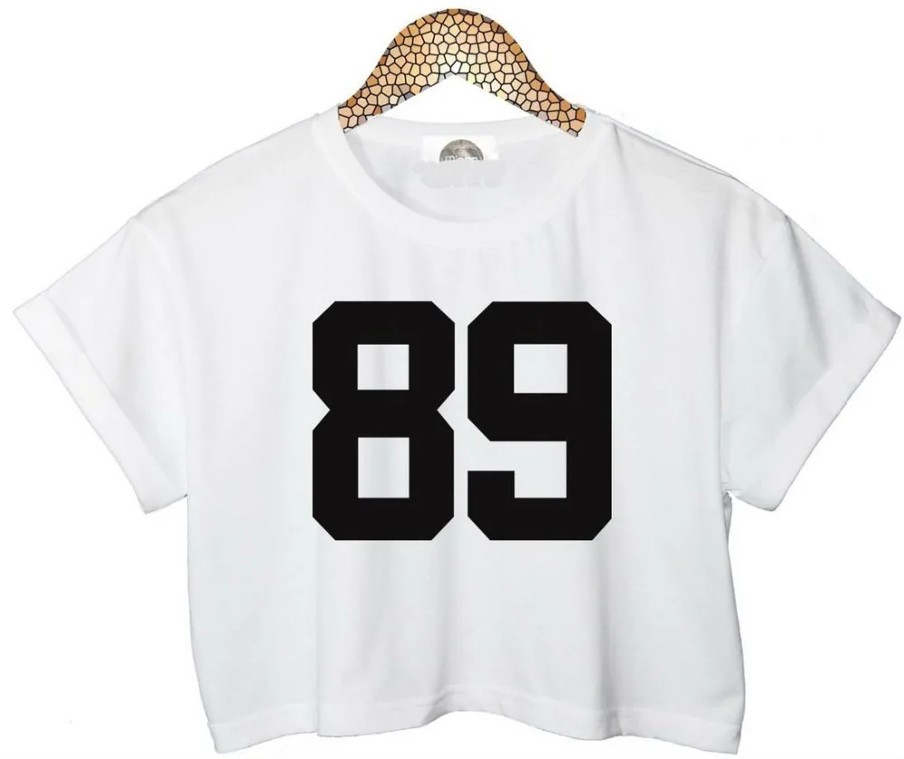 89 Letters Print Women Summer Crop Top Short t shirt Sexy Slim Funny Top Tee Hipster Black White Drop Ship ZT-3
89 Letters Print Women Summer Crop Top Short t shirt Sexy Slim Funny Top Tee Hipster Black White Drop Ship ZT-3