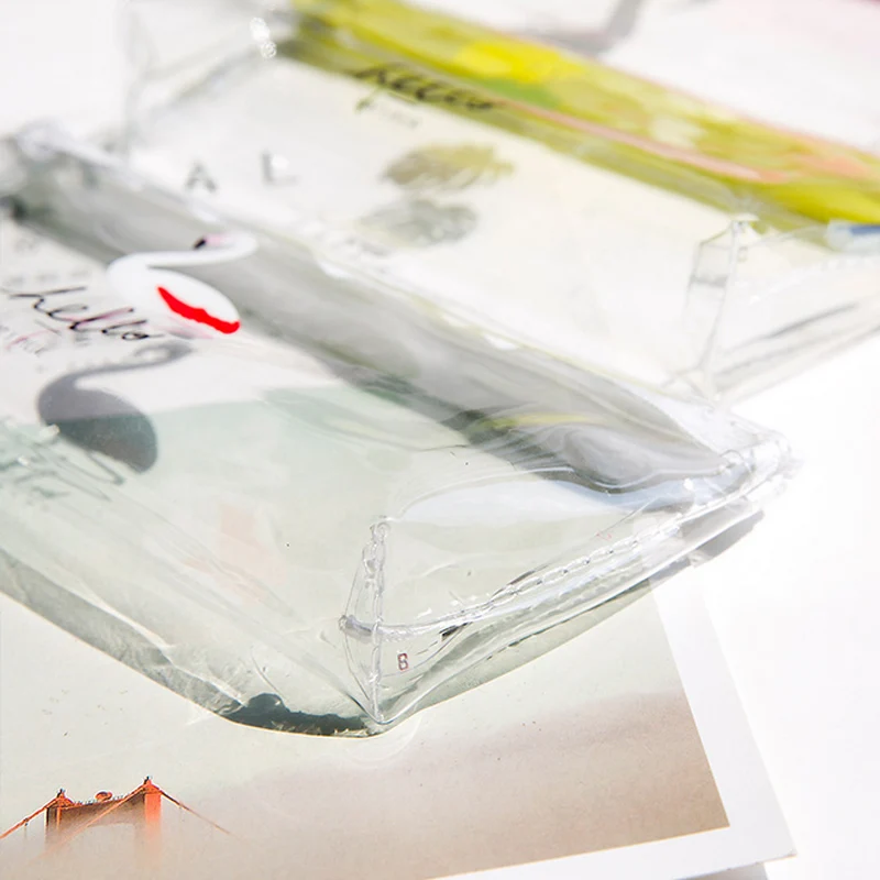 Korean Bag Pen Case Pencil Bag Pencil Pouch Cartoon Transparent Flamingo Gel Waterproof Pencil Bag Storage Bag StationeryBD008C
Korean Bag Pen Case Pencil Bag Pencil Pouch Cartoon Transparent Flamingo Gel Waterproof Pencil Bag Storage Bag StationeryBD008C