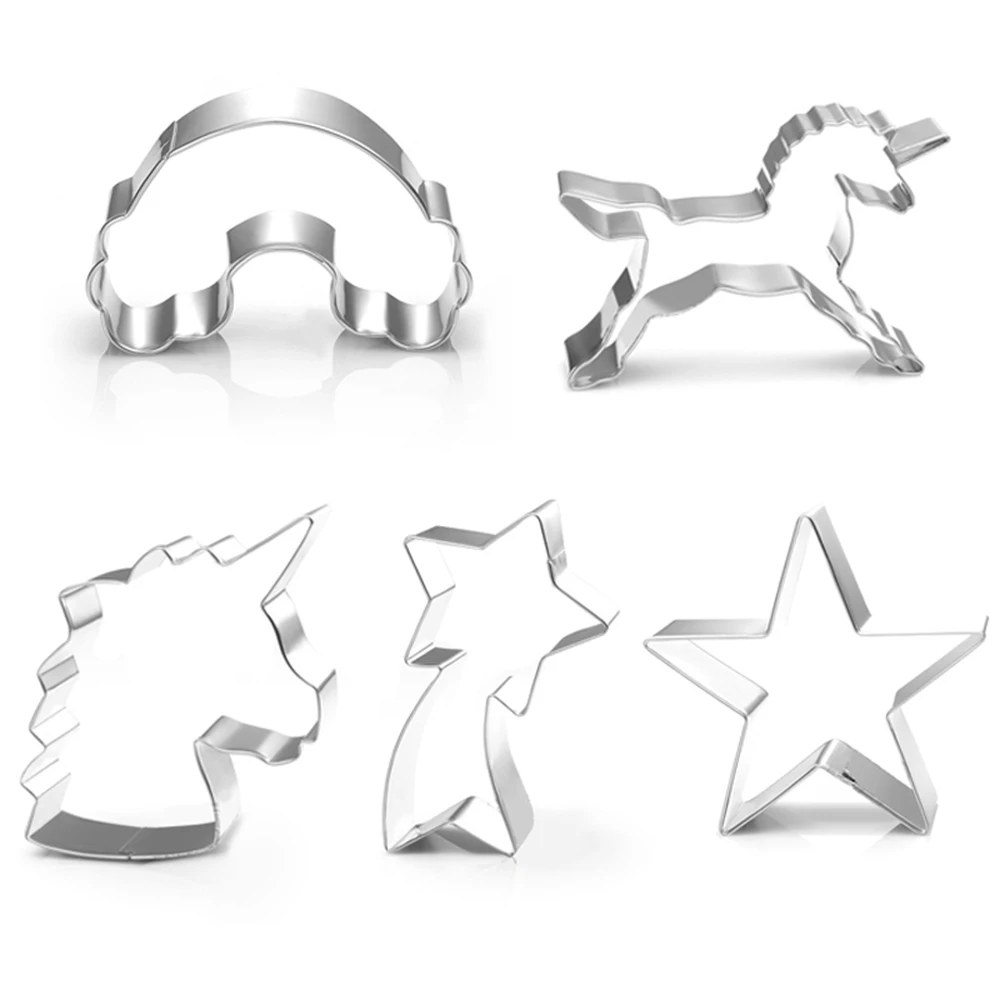 1Pcs Unicorn Head Cookie Cutter Stainless Steel Fondant Cutter Baking Cookie Mold Biscuit Mould
1Pcs Unicorn Head Cookie Cutter Stainless Steel Fondant Cutter Baking Cookie Mold Biscuit Mould